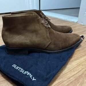 Chukka Boot Suitsupply Suede Brown Sz 43 EU 10 US